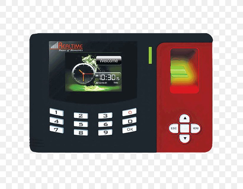 Biometrics Time And Attendance Fingerprint Biometric Device Technology, PNG, 640x640px, Biometrics, Access Control, Biometric Device, Device Fingerprint, Electronic Device Download Free