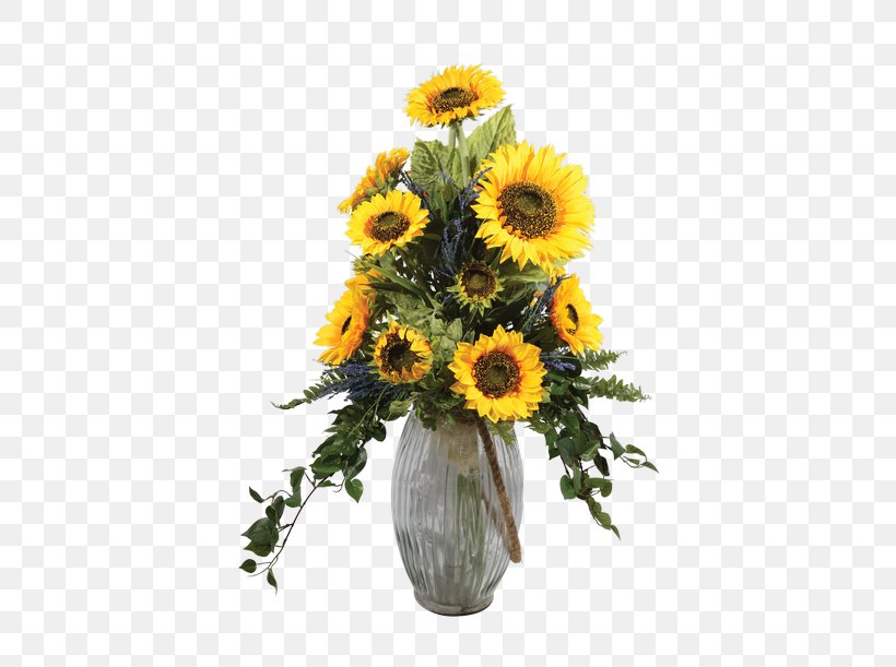 Common Sunflower Cut Flowers Floral Design Artificial Flower, PNG, 500x611px, Common Sunflower, Artificial Flower, Basket, Connells Maple Lee Flowers Gifts, Cut Flowers Download Free
