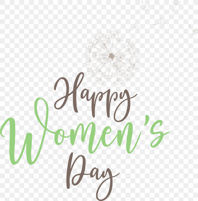 Floral Design, PNG, 2946x2999px, Happy Womens Day, Floral Design, International Womens Day, Logo, M Download Free