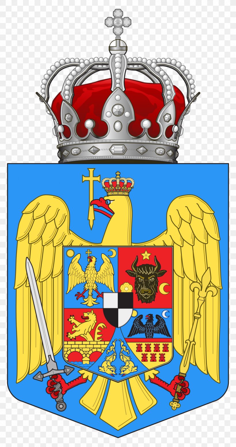 Kingdom Of Romania Coat Of Arms Of Romania United Principalities Of Moldavia And Wallachia, PNG, 950x1800px, Romania, Coat Of Arms, Coat Of Arms Of Romania, Country, Fictional Character Download Free