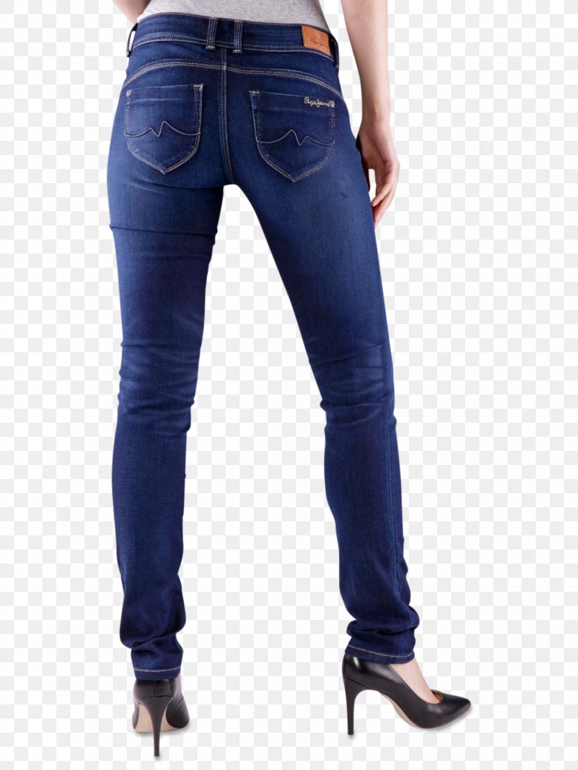 Pepe Jeans Denim Blue Slim-fit Pants, PNG, 1200x1600px, Watercolor, Cartoon, Flower, Frame, Heart Download Free