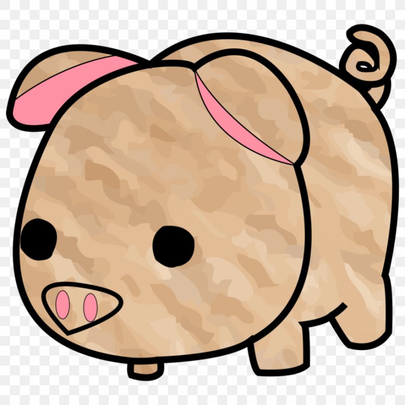 Pig Mammal Facial Expression Smile, PNG, 894x894px, Pig, Animal, Artwork, Cartoon, Design M Download Free