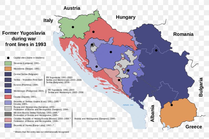 Socialist Federal Republic Of Yugoslavia Yugoslav Wars Breakup Of Yugoslavia Serbia And Montenegro, PNG, 1024x682px, Yugoslavia, Area, Bosnia And Herzegovina, Breakup Of Yugoslavia, Flag Of Yugoslavia Download Free