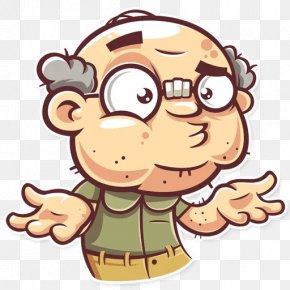 Telegram Sticker Messaging Apps Grandfather Clip Art PNG