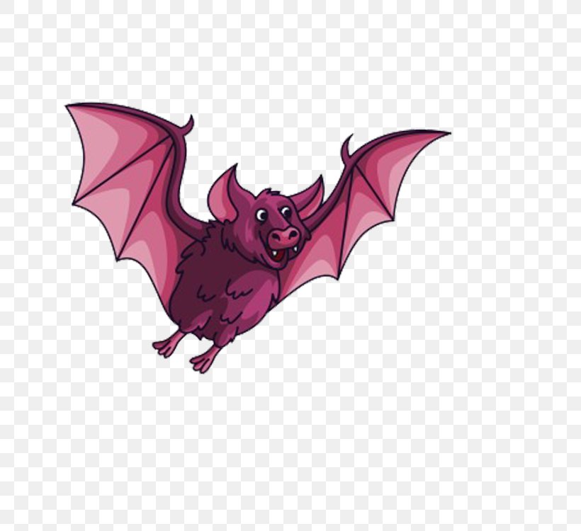 Bat Flight Flying And Gliding Animals Clip Art, PNG, 750x750px, Bat, Animal, Cartoon, Drawing, Fictional Character Download Free