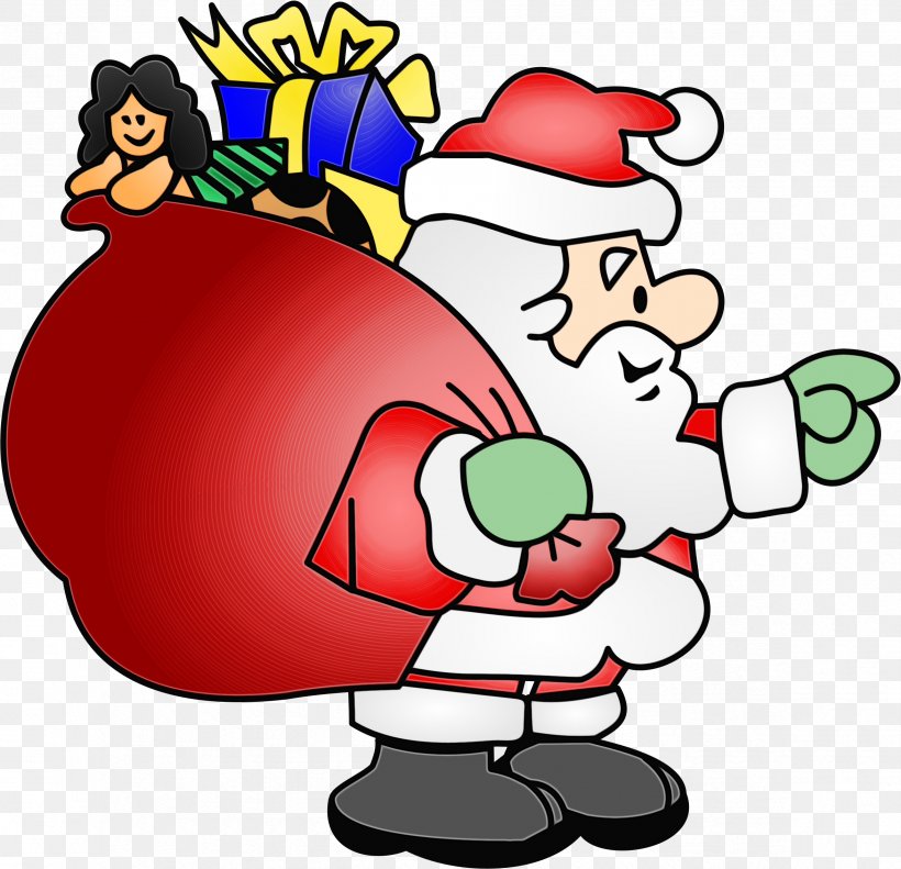Christmas Elf, PNG, 2349x2267px, Watercolor, Cartoon, Christmas, Christmas Gift, Kwanzaa Download Free