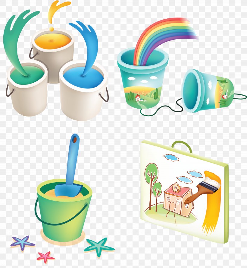 Drawing Paint Clip Art, PNG, 5498x5954px, Drawing, Bucket, Coffee Cup, Cup, Drinkware Download Free