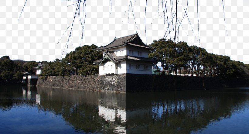 Edo Castle Tokyo Imperial Palace Ku014dkyo Higashi-gyoen U685cu7530 No, PNG, 1280x689px, Edo Castle, Bayou, Building, Canal, Lake Download Free
