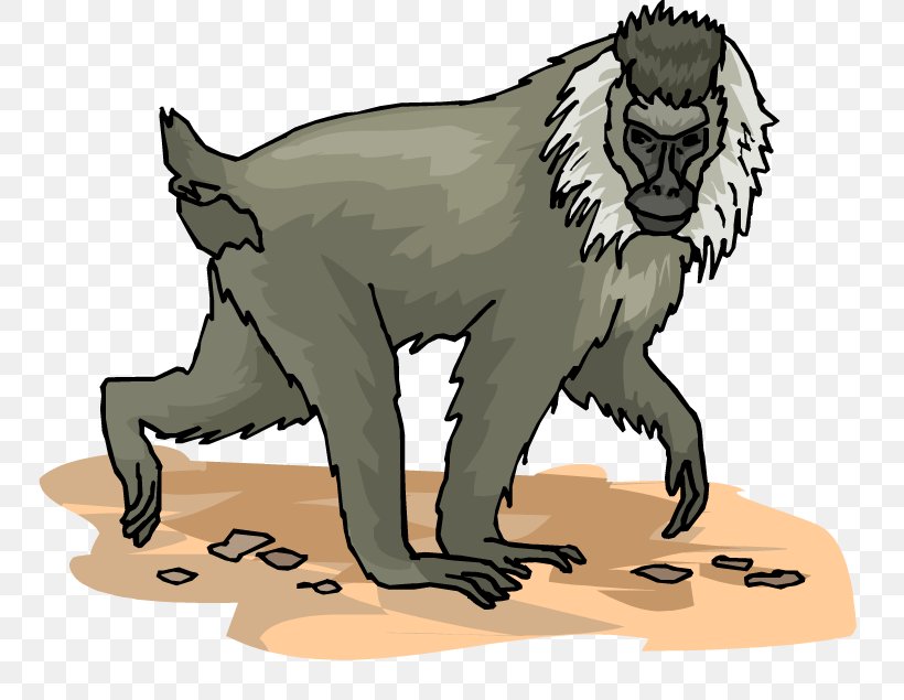 Lion Baboons Clip Art Old World Monkeys Animal, PNG, 750x635px, Lion, Animal, Baboons, Big Cats, Canidae Download Free
