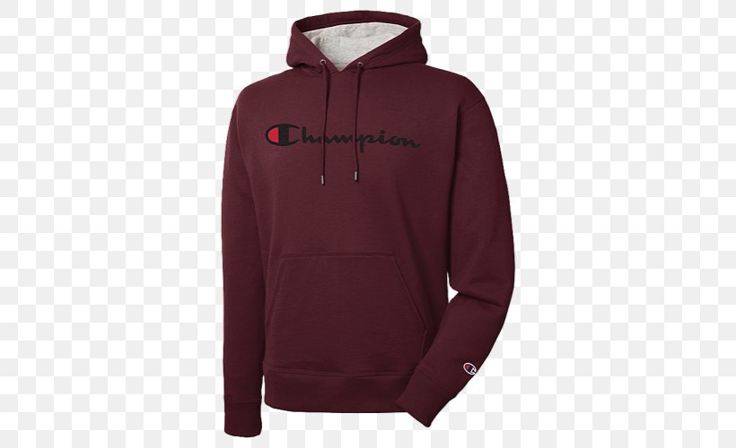 Champion Men's Powerblend Fleece Pullover Hoodie Champion Men's Powerblend Fleece Pullover Hoodie Sweater Clothing, PNG, 500x500px, Hoodie, Bluza, Champion, Clothing, Hood Download Free