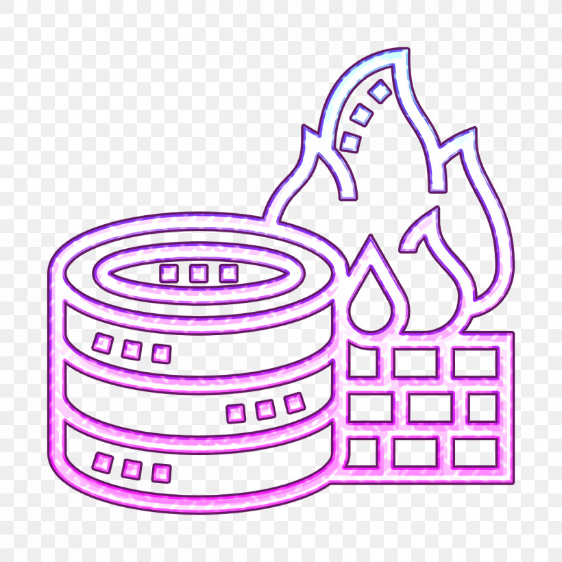 Firewall Icon Cyber Crime Icon, PNG, 1204x1204px, Firewall Icon, Cyber Crime Icon, Line, Line Art, Purple Download Free