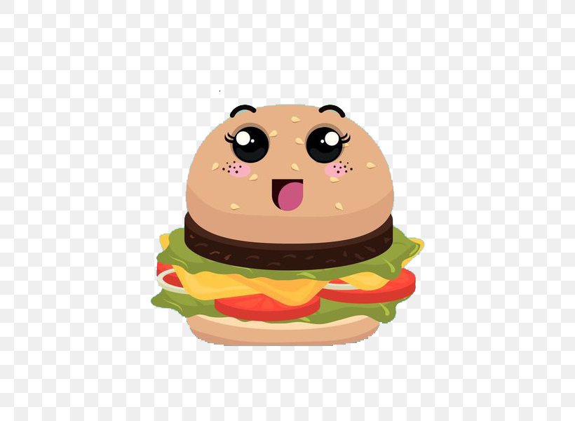 Hamburger Fast Food Street Food Illustration, PNG, 600x600px, Hamburger, Cake, Can Stock Photo, Cartoon, Chicken Meat Download Free