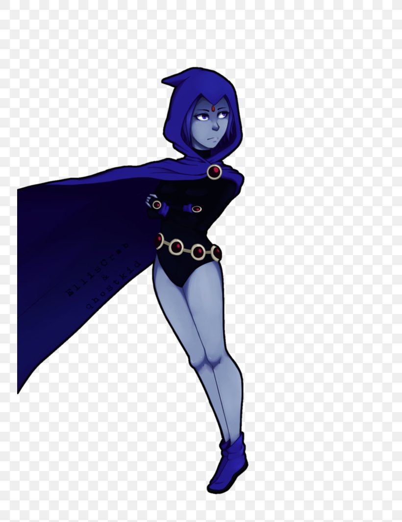 Raven Teen Titans Character Drawing Television Show, PNG, 750x1064px, Raven,  Cartoon, Character, Cobalt Blue, Common Raven