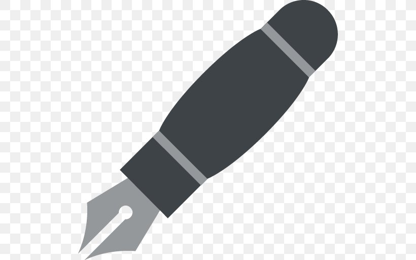 Emoji Fountain Pen Mastodon Ballpoint Pen Writing, PNG, 512x512px, Emoji, Ballpoint Pen, Black And White, Drawing, Fediverse Download Free