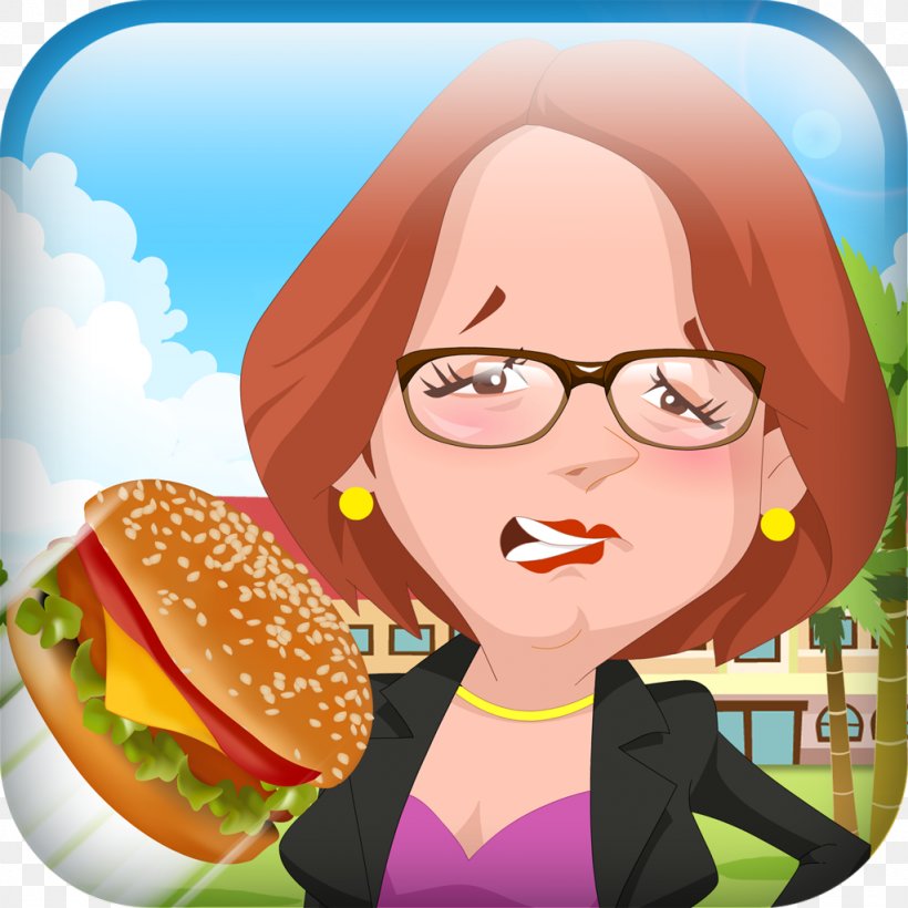 Fast Food Junk Food Hamburger Human Behavior, PNG, 1024x1024px, Watercolor, Cartoon, Flower, Frame, Heart Download Free