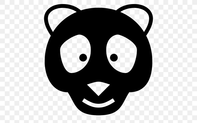 Giant Panda Bear Clip Art, PNG, 512x512px, Giant Panda, Artwork, Bear, Black, Black And White Download Free