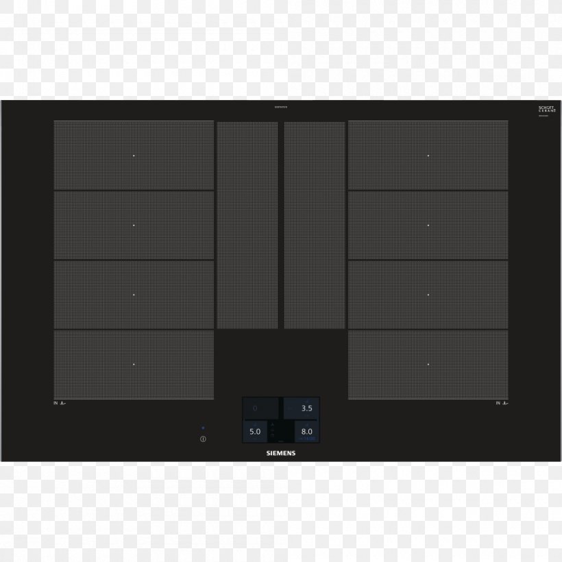 Induction Cooking Siemens Glass-ceramic Kochfeld, PNG, 1000x1000px, Induction Cooking, Ceramic, Ceran, Cooking, Cooking Ranges Download Free