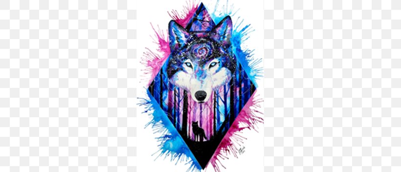 Gray Wolf Watercolor Painting Drawing Printmaking, PNG, 352x352px, Gray Wolf, Abziehtattoo, Art, Artist, Canvas Print Download Free