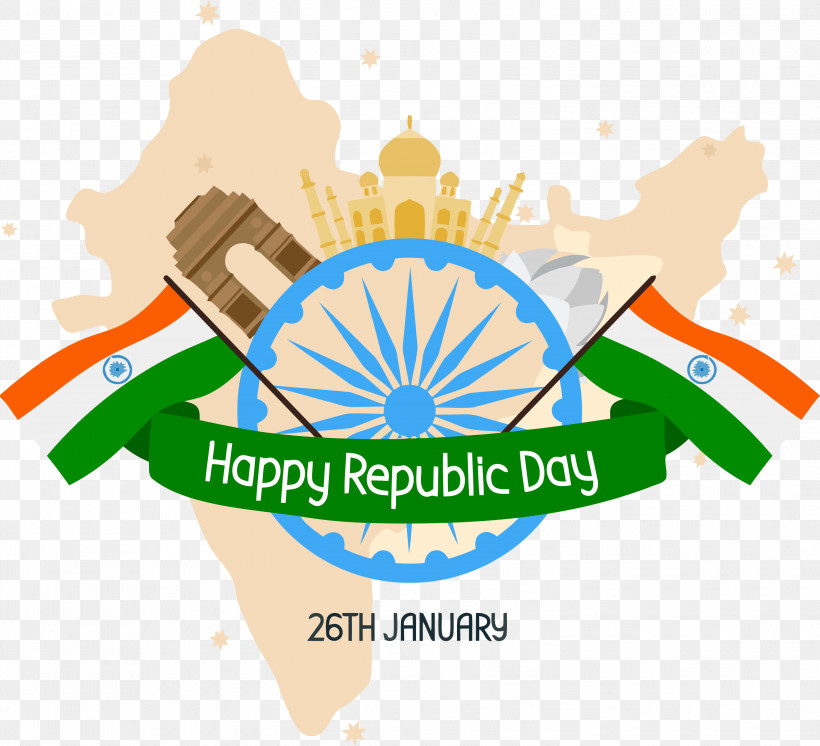 Happy India Republic Day, PNG, 3000x2732px, Happy India Republic Day, Emblem, Logo Download Free