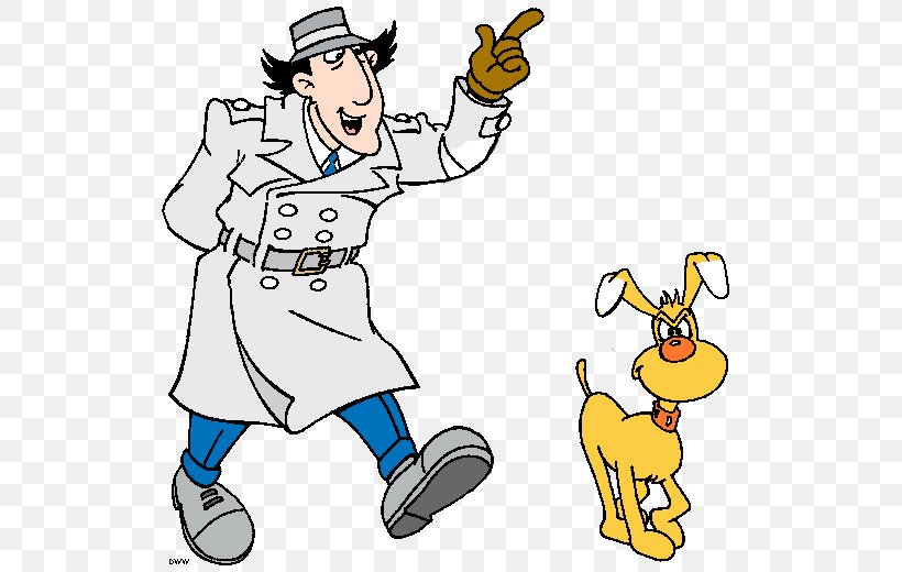 Inspector Gadget Coloring Book Clip Art, PNG, 539x520px, Inspector Gadget, Animal Figure, Area, Artwork, Cartoon Download Free