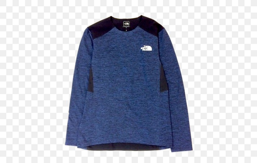 Long-sleeved T-shirt Long-sleeved T-shirt Sweater, PNG, 520x520px, Sleeve, Active Shirt, Blue, Cobalt Blue, Electric Blue Download Free