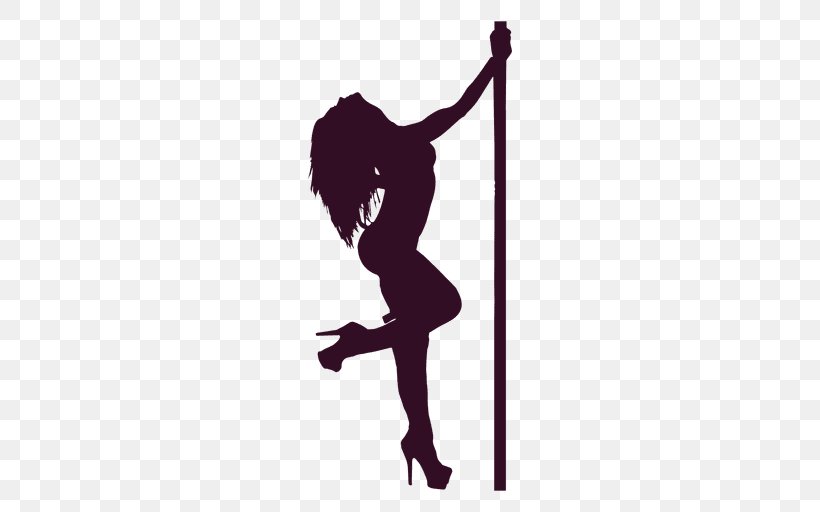 Silhouette Pole Dance Poster Performing Arts, PNG, 512x512px, Watercolor, Cartoon, Flower, Frame, Heart Download Free