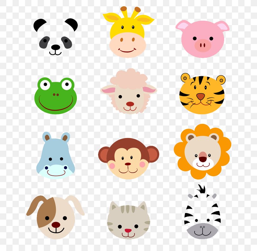 Baby Jungle Animals Sheep Clip Art, PNG, 800x800px, Baby Jungle Animals, Animal, Cartoon, Cuteness, Face Download Free