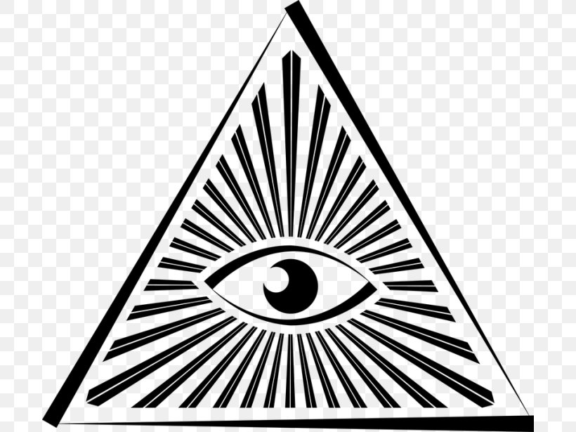 Eye Of Providence Illuminati Freemasonry Pyramid, PNG, 700x615px, Eye Of Providence, Area, Black And White, Brand, Eye Download Free