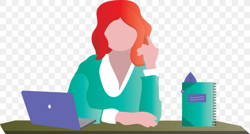 Teacher Woman Table, PNG, 3000x1614px, Teacher, Animation, Cartoon, Employment, Sitting Download Free