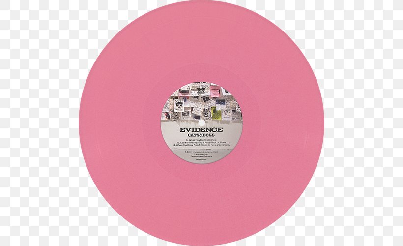 Cats & Dogs Phonograph Record Pink M Color Parental Advisory, PNG, 500x500px, Cats Dogs, Color, Evidence, Magenta, Parental Advisory Download Free