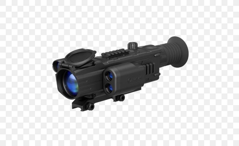 Night Vision Pulsar Laser Rangefinder Monocular Thermal Weapon Sight, PNG, 500x500px, Night Vision, Binoculars, Gun, Hardware, Hunting Download Free