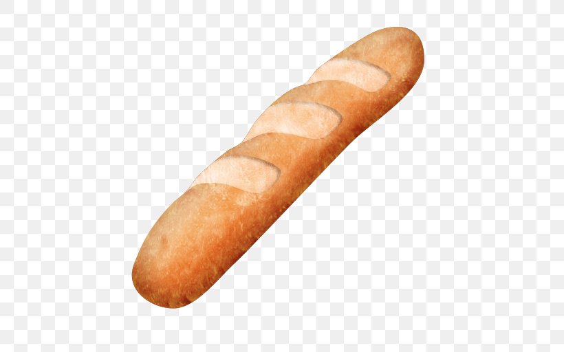 Baguette Emojipedia Emoticon Symbol, PNG, 512x512px, Baguette, Baked Goods, Bockwurst, Bread, Email Download Free