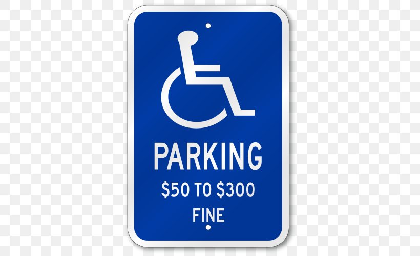 Sign Brand Logo Disability Disabled Parking Permit, PNG, 500x500px, Sign, Aluminium, Area, Blue, Brand Download Free