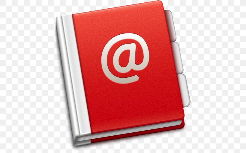 Brand Red Font, PNG, 512x512px, Address Book, Address, Book, Brand, Macos Download Free