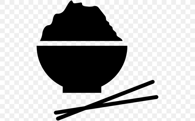 Japanese Cuisine Asian Cuisine Chinese Cuisine Rice Bowl, PNG, 512x512px, Japanese Cuisine, Asian Cuisine, Black, Black And White, Bowl Download Free