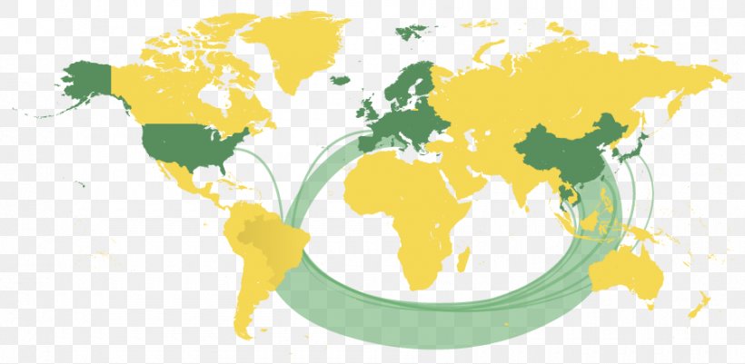 World Map, PNG, 900x441px, World, Atlas, Creative Market, Flat Earth, Green Download Free