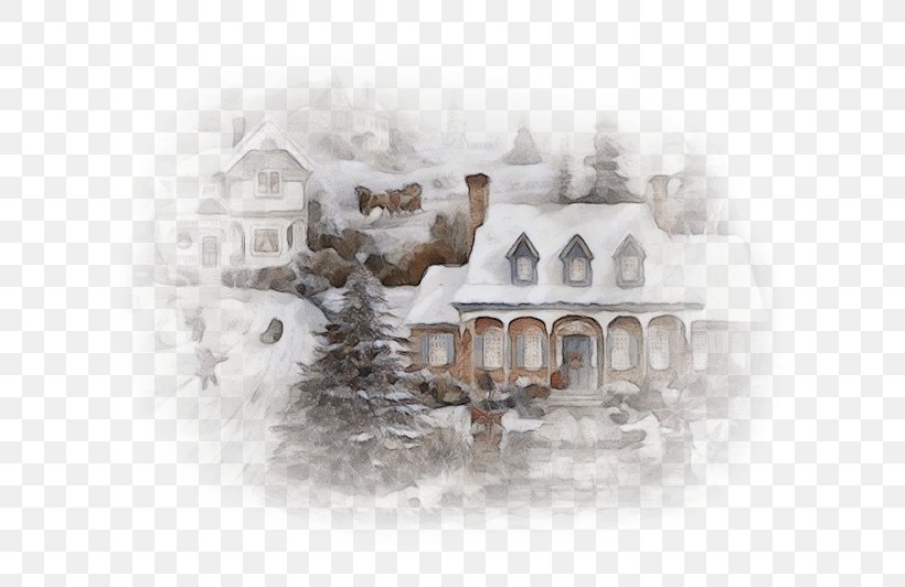 Christmas And New Year Background, PNG, 655x532px, Watercolor, Architecture, Art, Blog, Christmas Day Download Free