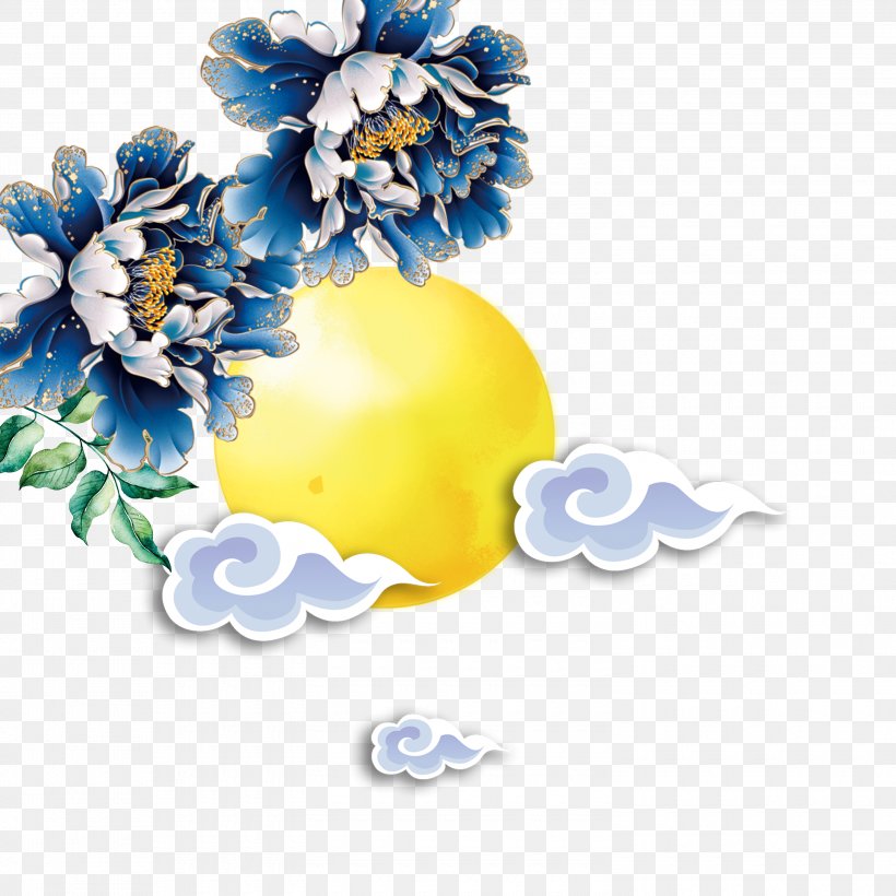 Longevity Peach Download Clip Art, PNG, 3000x3000px, Longevity Peach, Birthday, Blue, Floral Design, Flower Download Free