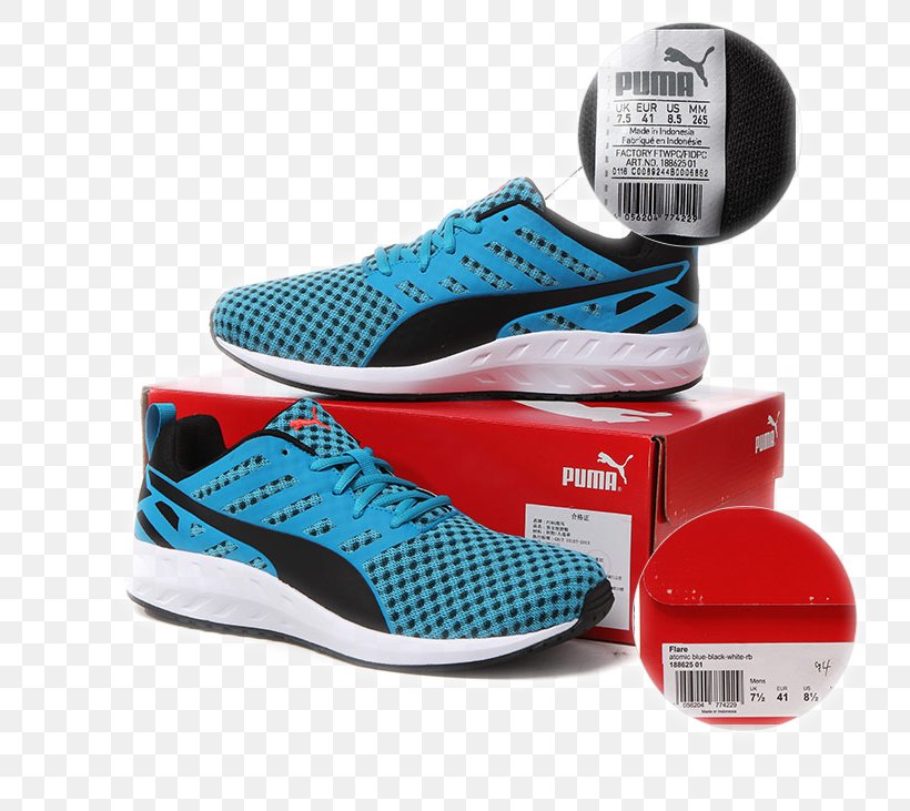 Nike Free Sneakers Puma Skate Shoe, PNG, 750x731px, Nike Free, Aqua, Athletic Shoe, Azure, Brand Download Free