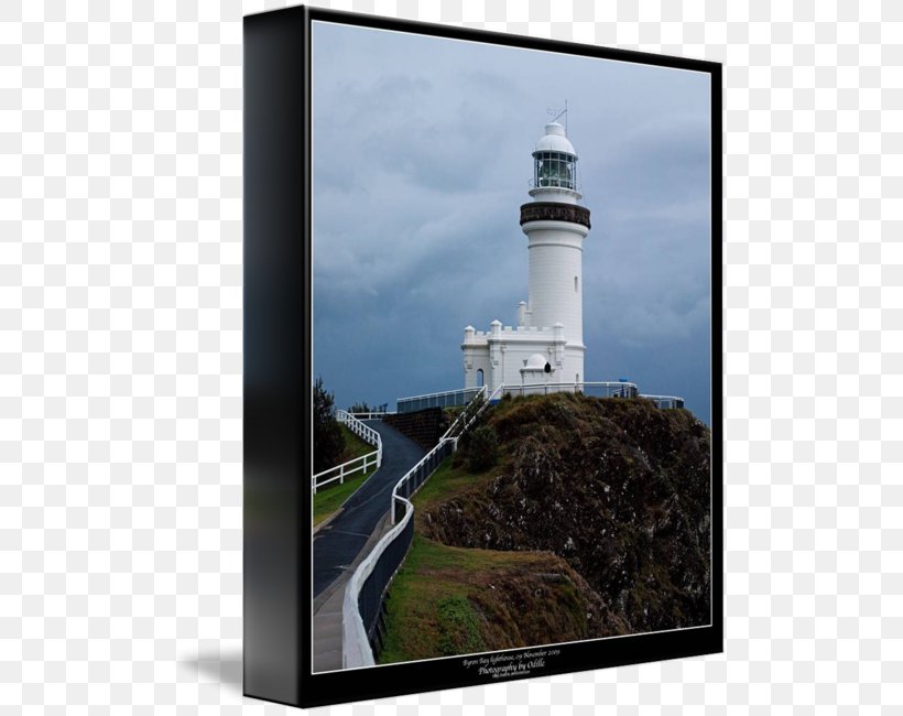 Cape Byron Light Lighthouse Gallery Wrap Beacon Canvas, PNG, 507x650px, Watercolor, Cartoon, Flower, Frame, Heart Download Free