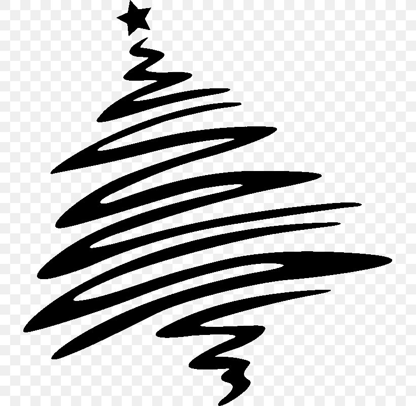 Christmas Tree Pine Clip Art, PNG, 800x800px, Tree, Black And White, Christmas, Christmas Gift, Christmas Tree Download Free