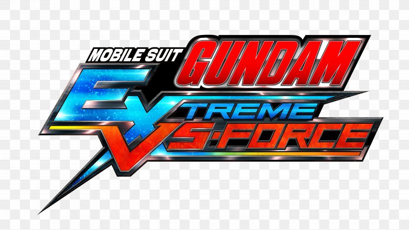 Mobile Suit Gundam: Extreme VS Force Mobile Suit Gundam: Extreme Vs. Bandai Namco Entertainment PlayStation Vita, PNG, 4134x2325px, Mobile Suit Gundam Extreme Vs, Bandai Namco Entertainment, Banner, Brand, Emblem Download Free