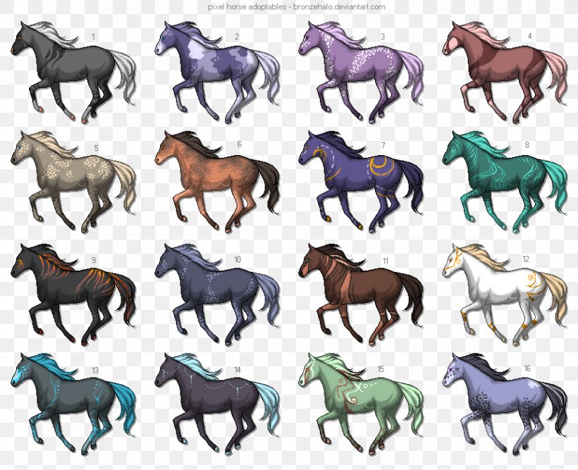 Mustang Pixel Art Pony, PNG, 860x700px, Mustang, Animal Figure, Art, Colt, Deviantart Download Free
