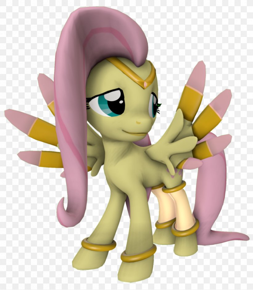 Pony Fluttershy Applejack Horse Model Artist, PNG, 834x958px, 3d Computer Graphics, 2018, Pony, Animal, Animal Figure Download Free