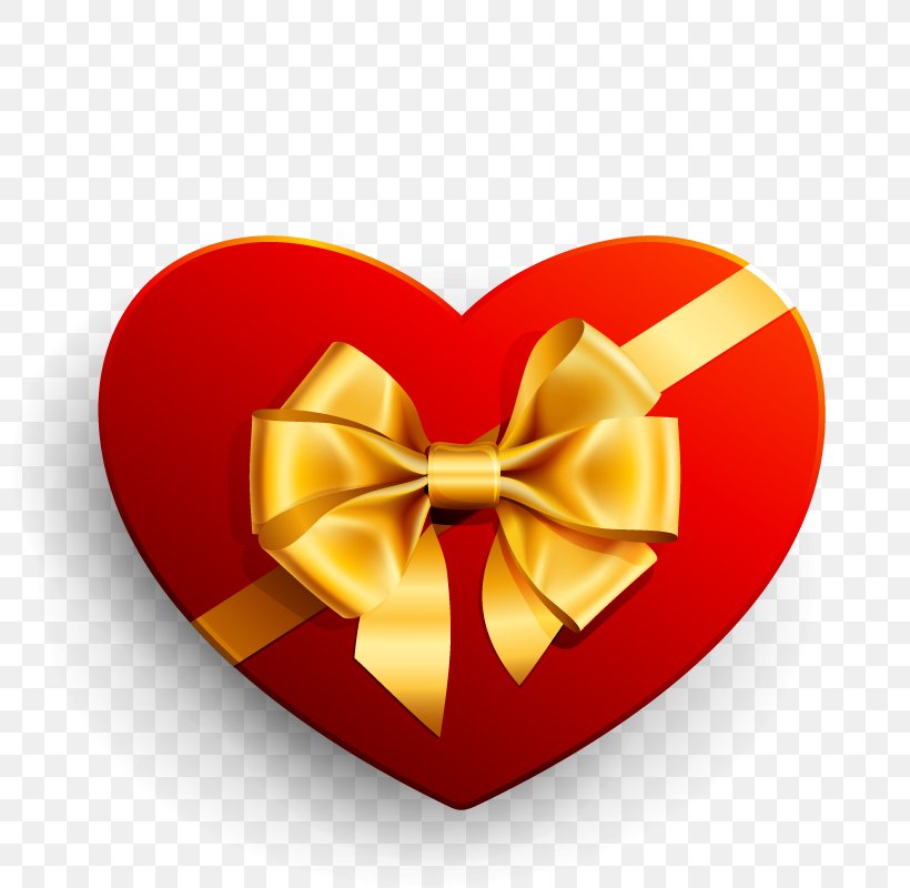 Heart Gift Ribbon Clip Art, PNG, 800x800px, Heart, Decorative Box, Gift, Love, Ribbon Download Free