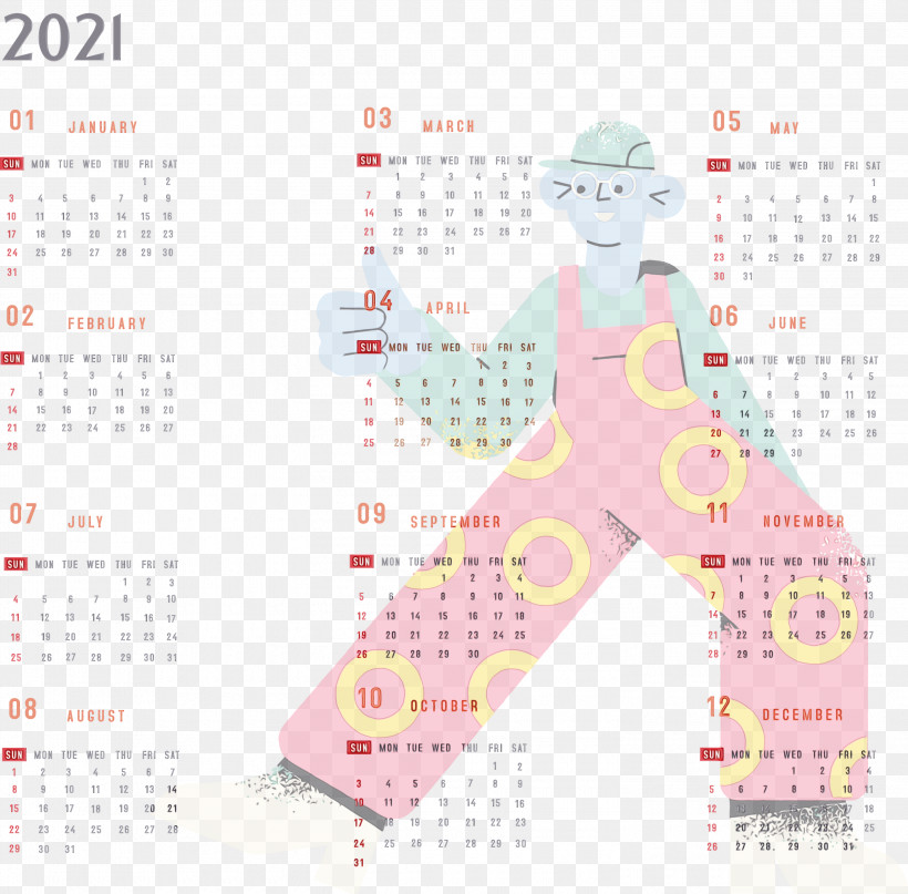 Meter Font Calendar System Worksheet, PNG, 3000x2954px, 2021 Calendar, Year 2021 Calendar, Calendar System, Meter, Paint Download Free