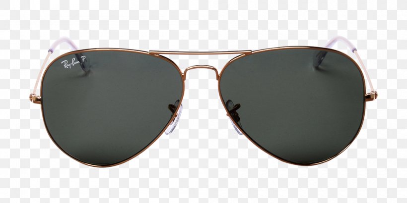 Ray-Ban Aviator Classic Aviator Sunglasses, PNG, 1000x500px, Rayban, Aviator Sunglasses, Brown, Eyewear, Glasses Download Free