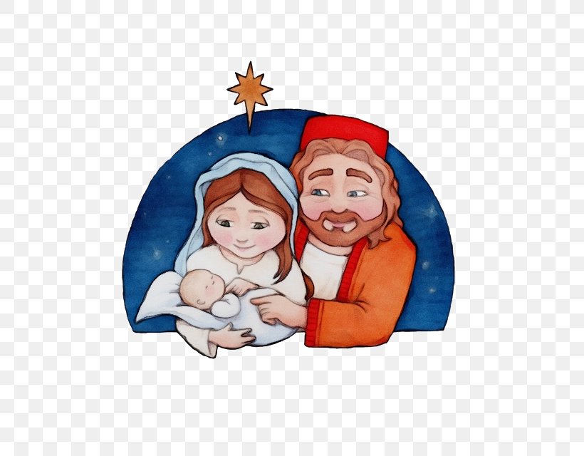 Santa Claus Cartoon, PNG, 640x640px, Watercolor, Cartoon, Child, Christmas, Christmas Eve Download Free