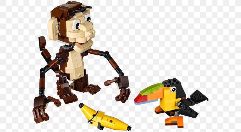 LEGO Creator Forest Animals (31019) Creator Rainforest Animals 31031 Toy, PNG, 600x450px, Lego, Lego Canada, Lego Creator, Machine, Mecha Download Free
