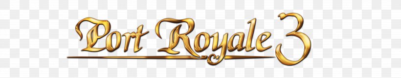 Port Royale 3: Pirates & Merchants Logo Brass Kalypso Media, PNG, 5337x1049px, Logo, Adventure, Brand, Brass, Campaign Download Free